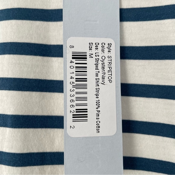 Frances Valentine▪️Long Sleeve Striped Tee - Picture 8 of 8
